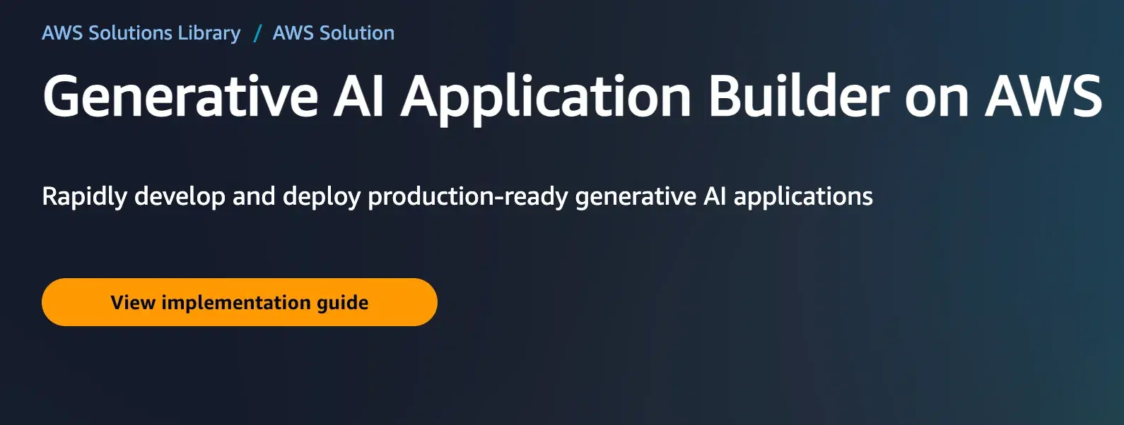 Fast-Track Your AWS AI Projects: A Look at the New Application Builder