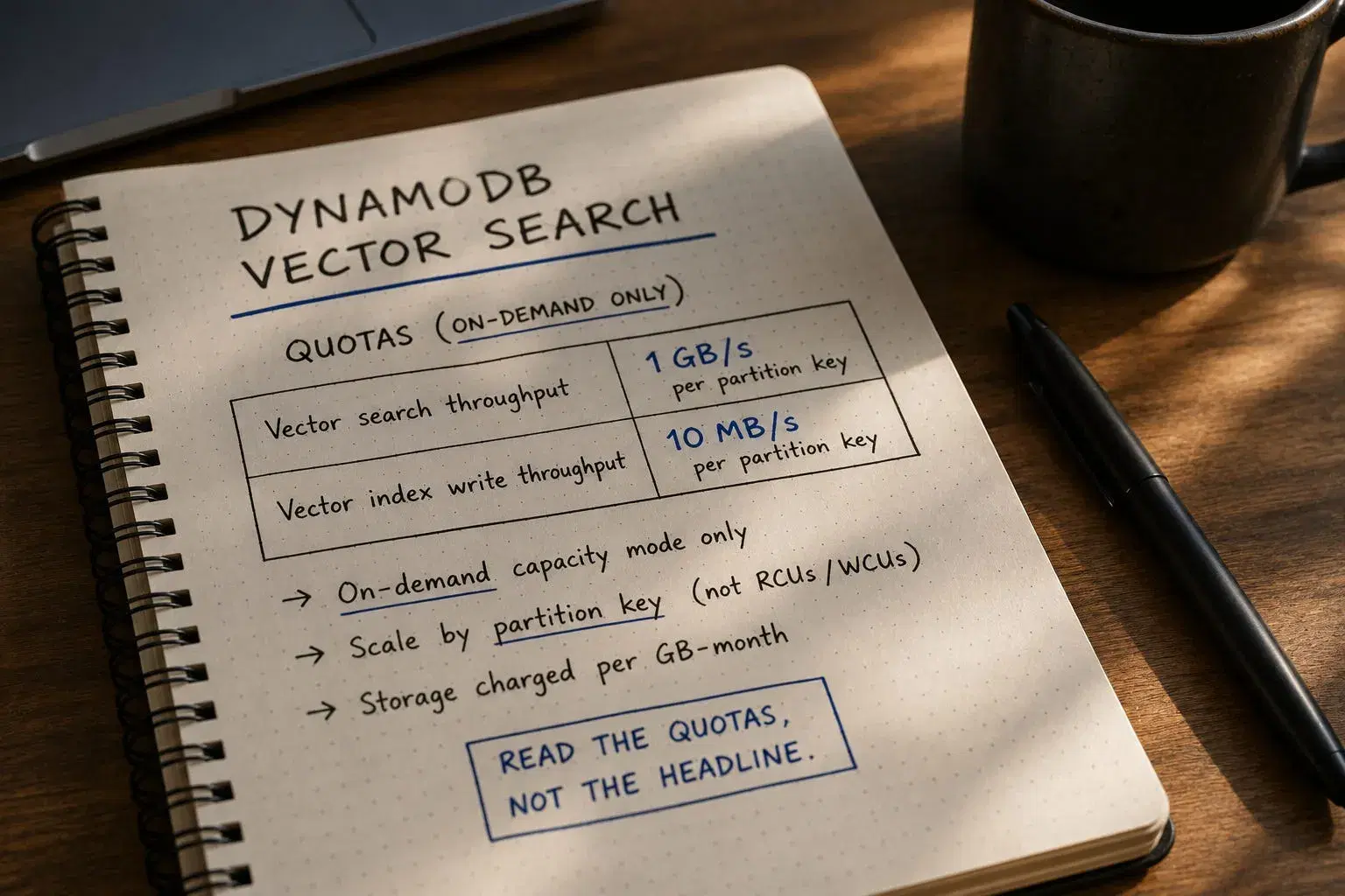 DynamoDB Now Does Vector Search